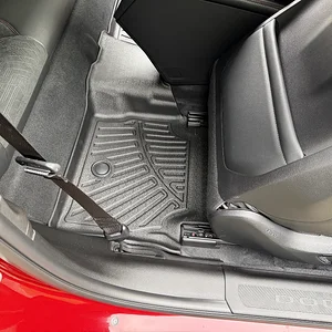 One-piece Rear Mat, Behind Front Passenger's Seat,  View View.webp